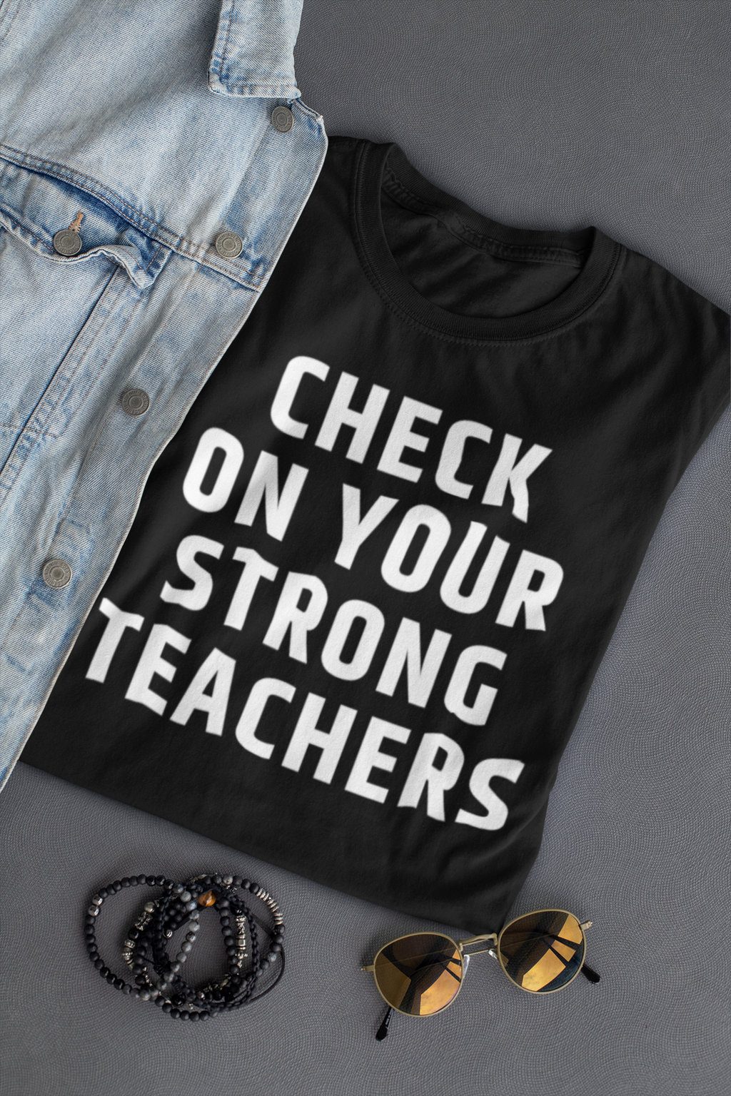 "Check Your Strong Teachers" Short-Sleeve Unisex T-Shirt