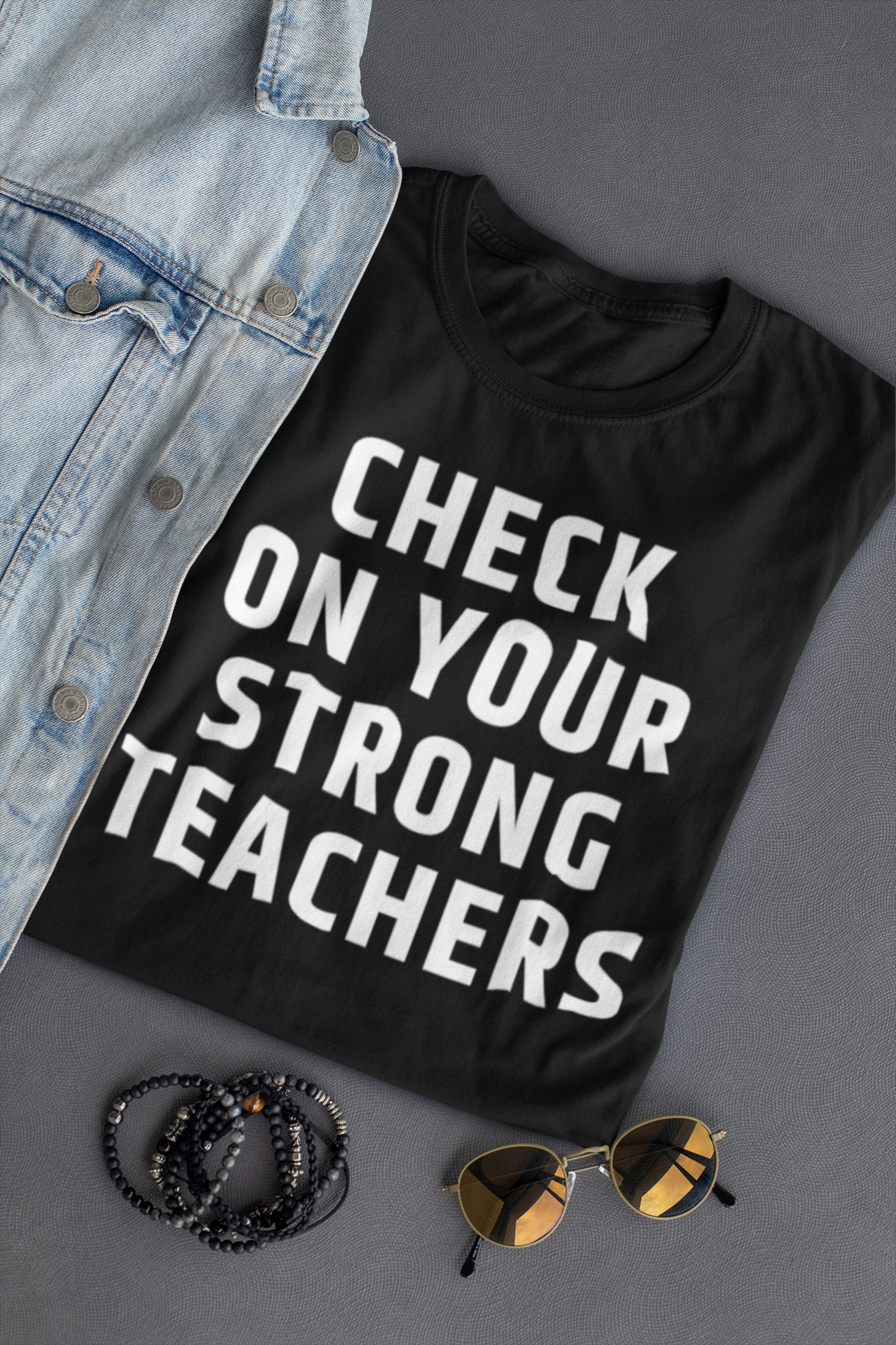 "Check Your Strong Teachers" Short-Sleeve Unisex T-Shirt